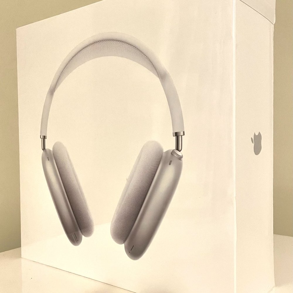 Apple AirPods Max - Silver with case NEW Wireless Bluetooth Headphones MGYJ3AM/A